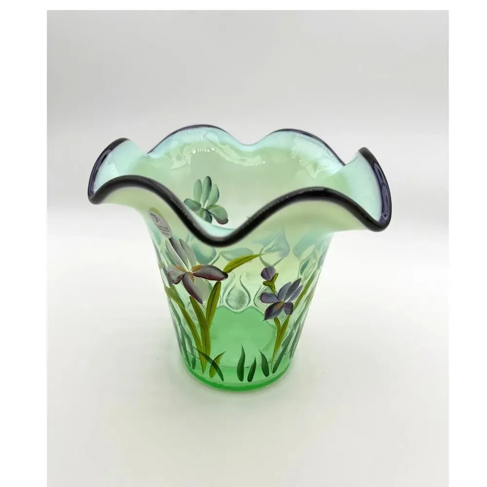Fenton green opalescent